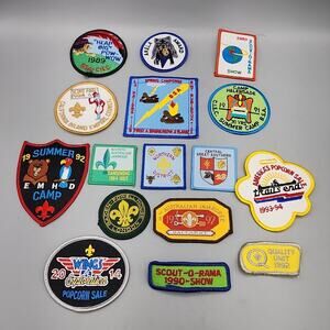 Scout Patches Lot of 16 From Various Locations & Events All Unique